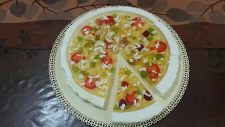 ژله به شکل پیتزا