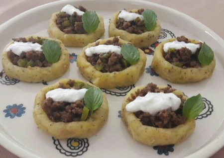 مانتی سیب زمینی