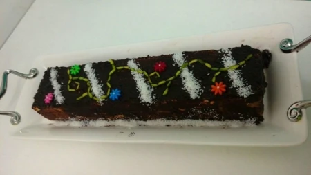 کیک یخچالی ساده