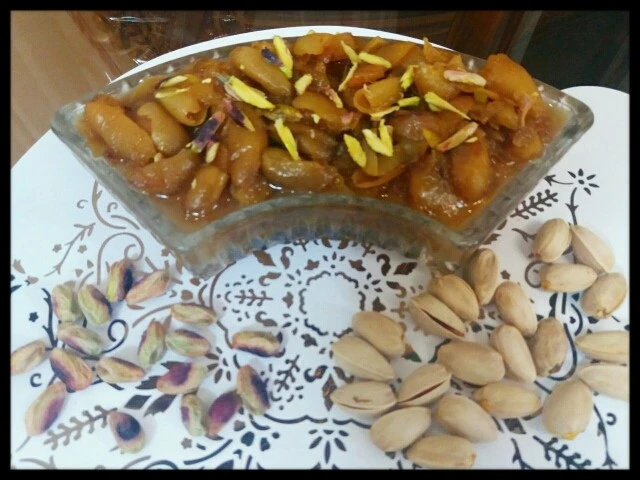 عکس مربای پوست پسته