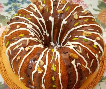 کیک هل و گلاب