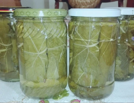 کنسرو برگ مو