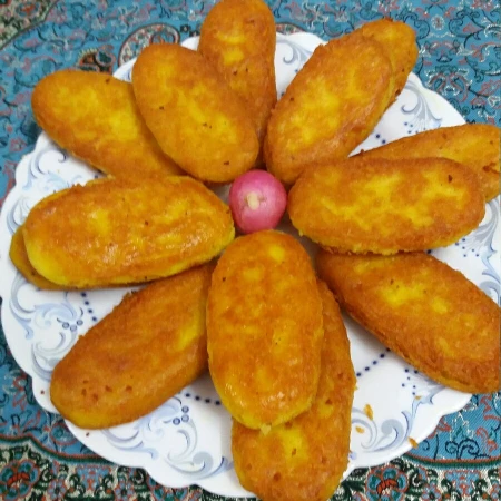 کوکو سیب زمینی پخته