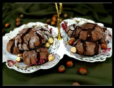 کوکی ترک فندقی شکلاتی