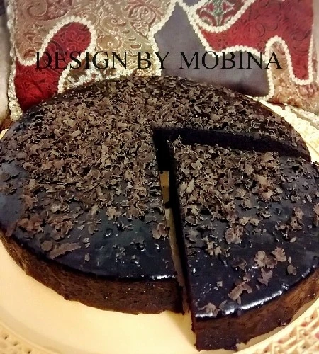 کیک برنجی شکلاتی