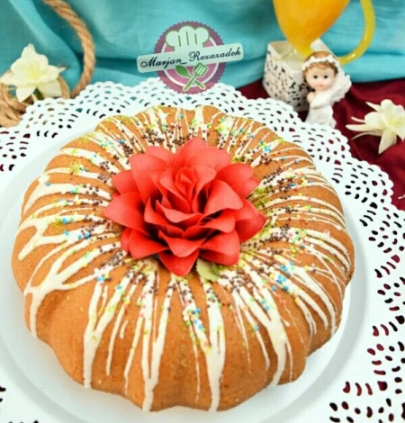 کیک ژله پرتقال
