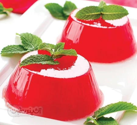 ژله انار و گلاب
