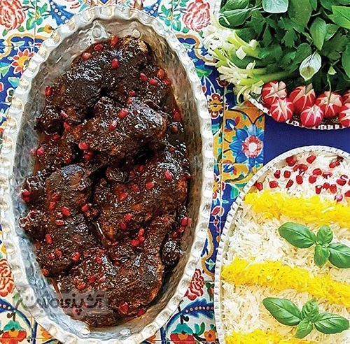 عکس خورش مرغ ناردونی