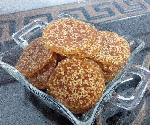 عکس سوهان عسلی کنجدی