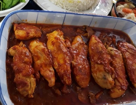 خورش فیله مرغ و قارچ