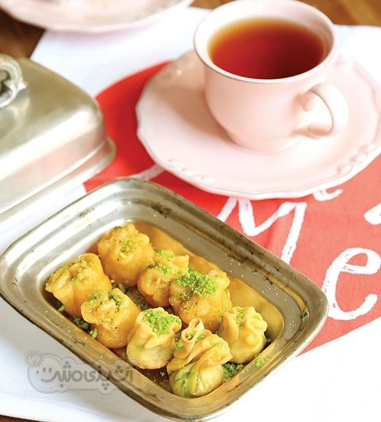 عکس باقلوای بقچه ای