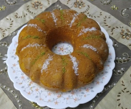 کیک وانیلی