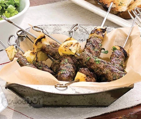 کباب سیخی با طعم پیازچه