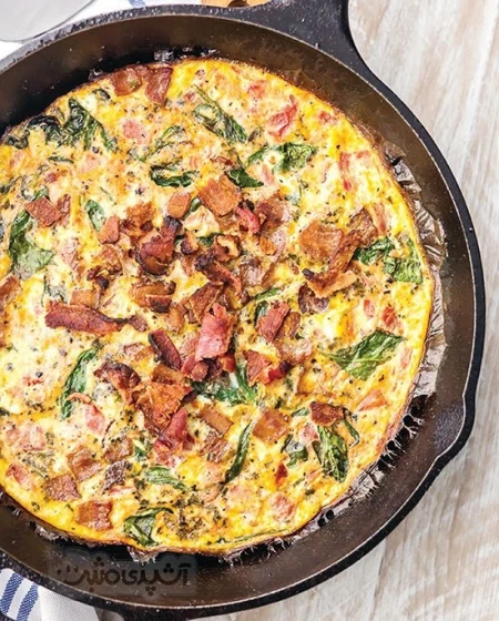 فریتاتای اسفناج و ژامبون