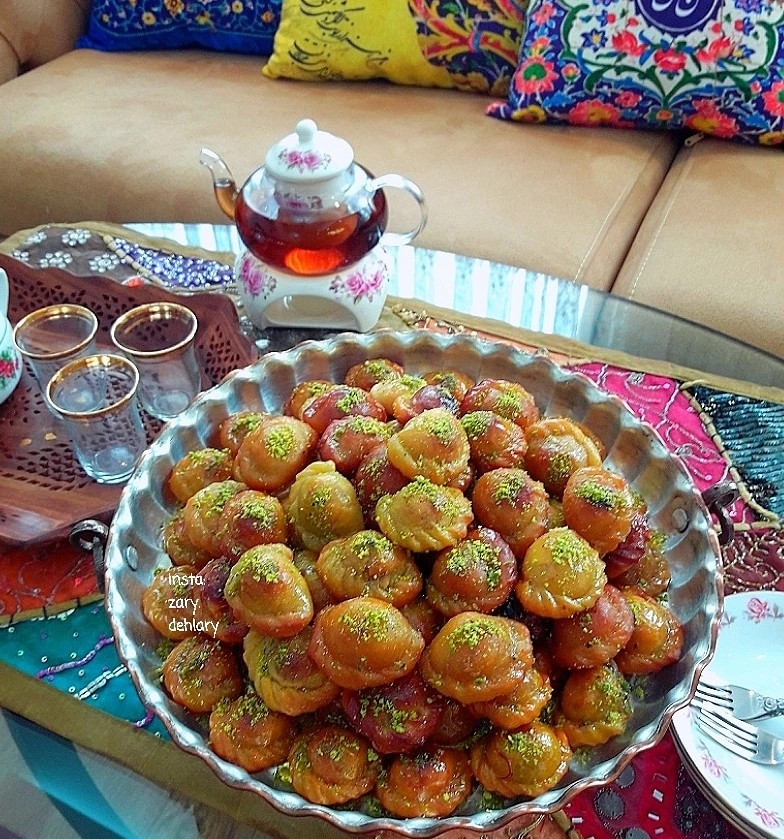 عکس قطاب عسلی