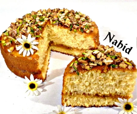 کیک با سس دلسه دلچه