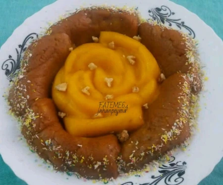 حلوا زعفرانی دارچینی