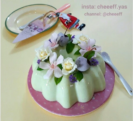 دسر فرنی پسته ای