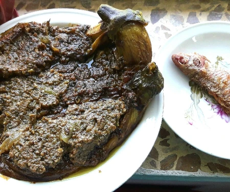 بادمجان شکم پر