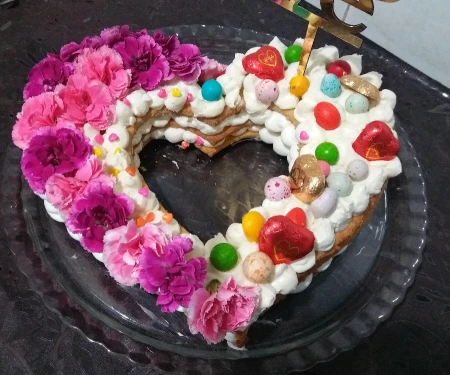 بیسکو کیک با عسل