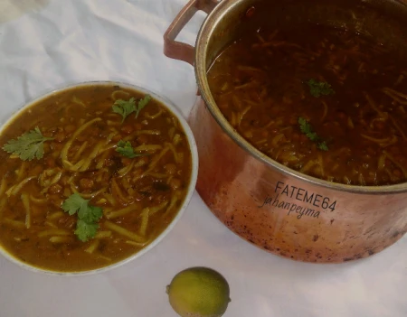 سوپ عدس و رشته