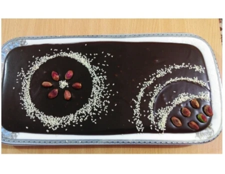 حلوای شکلاتی با شیر خشک