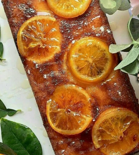 کیک پرتقال وارونه