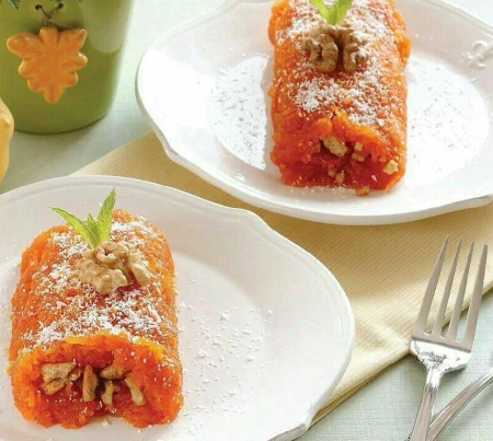 دسر هویج و گردو