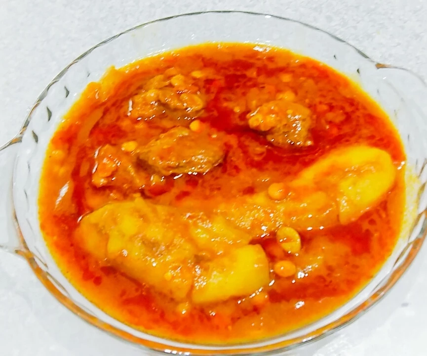 عکس خورش کدو سبز با گوشت