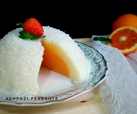 محلبی با مغز پرتقال