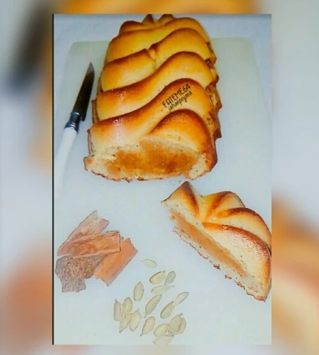 کیک مغزدارهل ودارچین وگردو