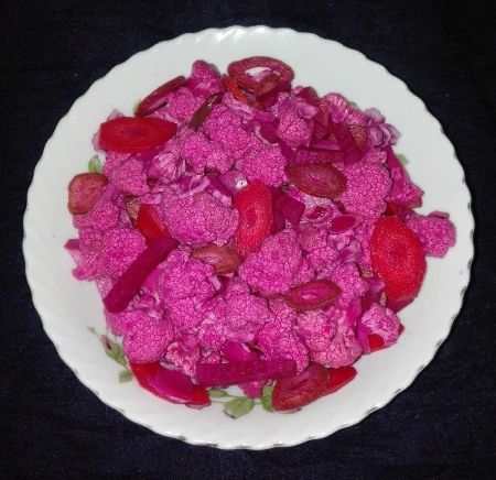 ترشی سرخه شور