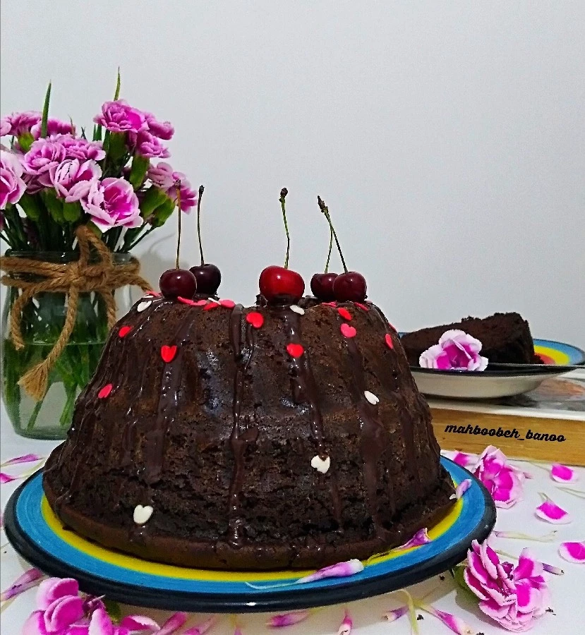 عکس کیک موکا پنیری