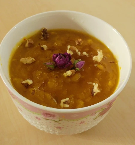 پوره کدو حلوایی