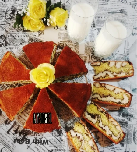 کیک زرافه ای