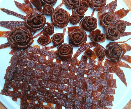 لواشک سیب و قره