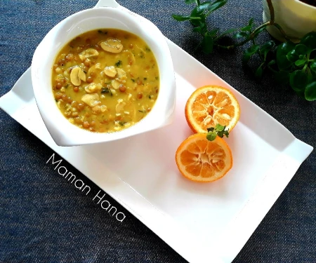 سوپ عدس و قارچ