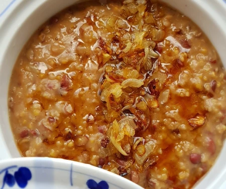 آش باقله سرخه (لوبیا قرمز)