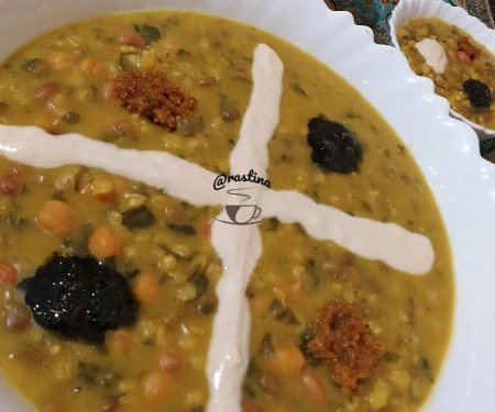 آش گندم ساده