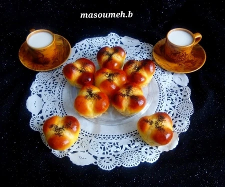 نان مغزدار شیرین