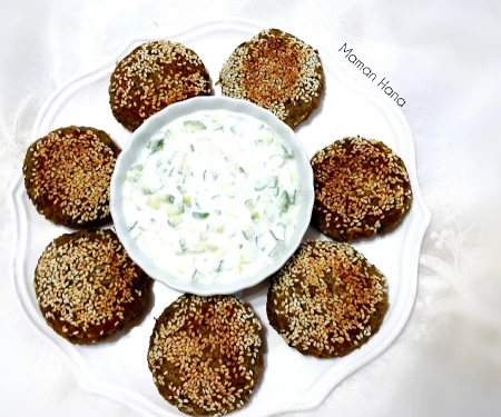 کتلت عدس و کنجد