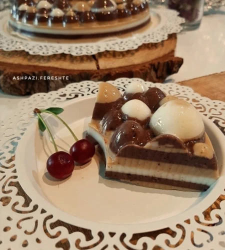 کرم پنیری سه رنگ