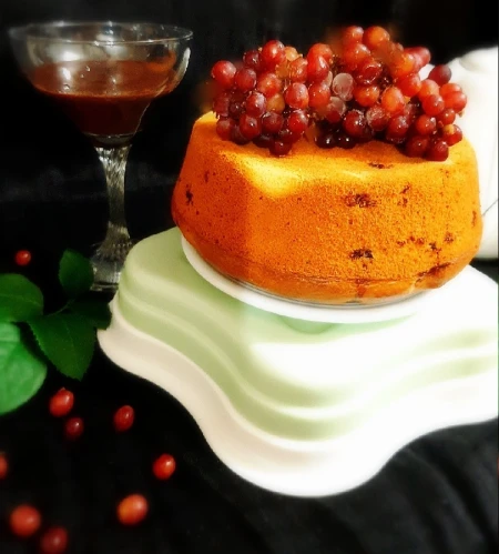 کیک انگور سیاه درتوستر
