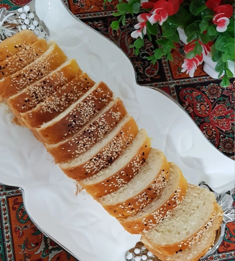 عکس نان تست کره ای (با تخم مرغ)