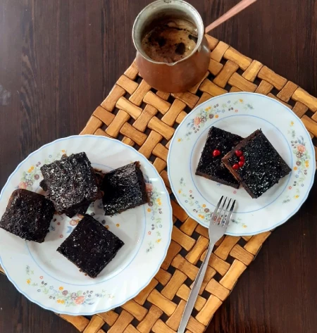 کیک خیس قهوه