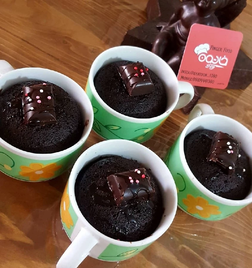 عکس کیک فنجانی