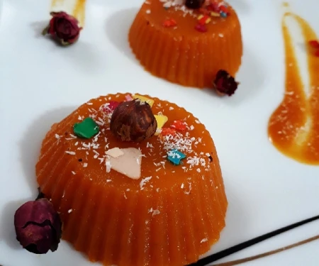 دسر هویج بدون ژلاتین
