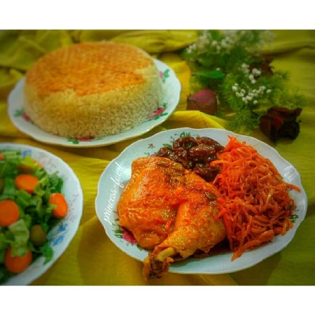 خورشت مرغ و هویج