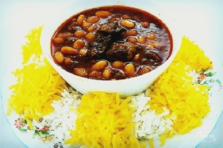 آبگوشت لوبیا سفید