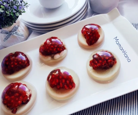 ژله گل انار یلدایی